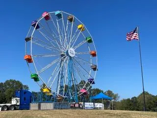 Classic Ferris wheel at an event